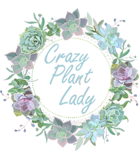 Crazy Plant Lady Floral Logo T-Shirt