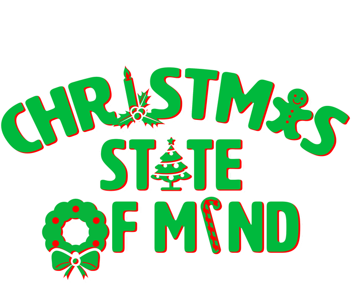 Christmas State of Mind Kids T-Shirt