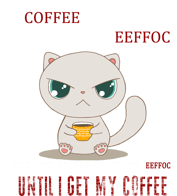 Coffee Spelled Backwards EEFOC Tall T-Shirt