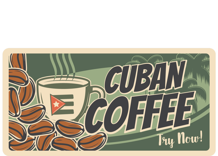 Cuba Travel Retro Banner Cuban Coffee 16 in Basic Backpack