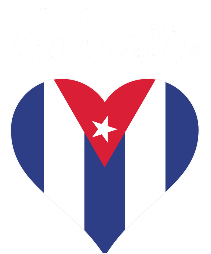 Cubanita Women Cuba Flag Hear Women's Fleece Hoodie