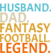 Husband Dad Fantasy Football Legend1 Women's Racerback Tank