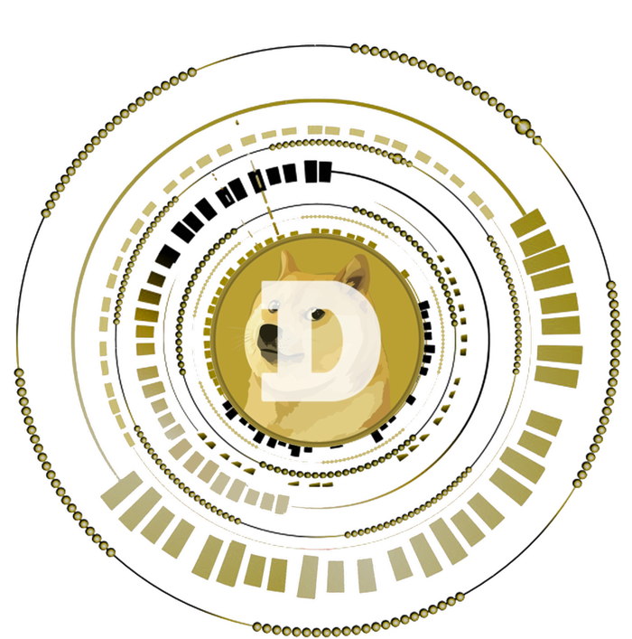 Dogecoin Cryptocurrency Crypto Gold Logo Kids Sweatshirt