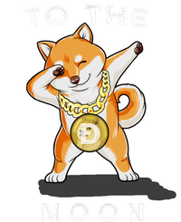 Dogecoin Dab To The Moon Long Sleeve Shirt