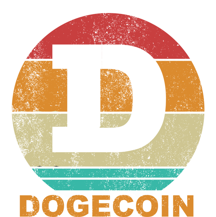 Dogecoin Meme Retro Vintage Style Flexfit Unipanel Trucker Cap