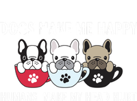 Dogs Make Me Happy Humans Make My Head Hurt Short Acrylic Beanie