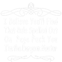 I Believe You'll That Rule Dungeon Master Mesh Reversible Basketball Jersey Tank