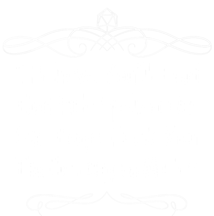 I Believe You'll That Rule Dungeon Master Mesh Reversible Basketball Jersey Tank