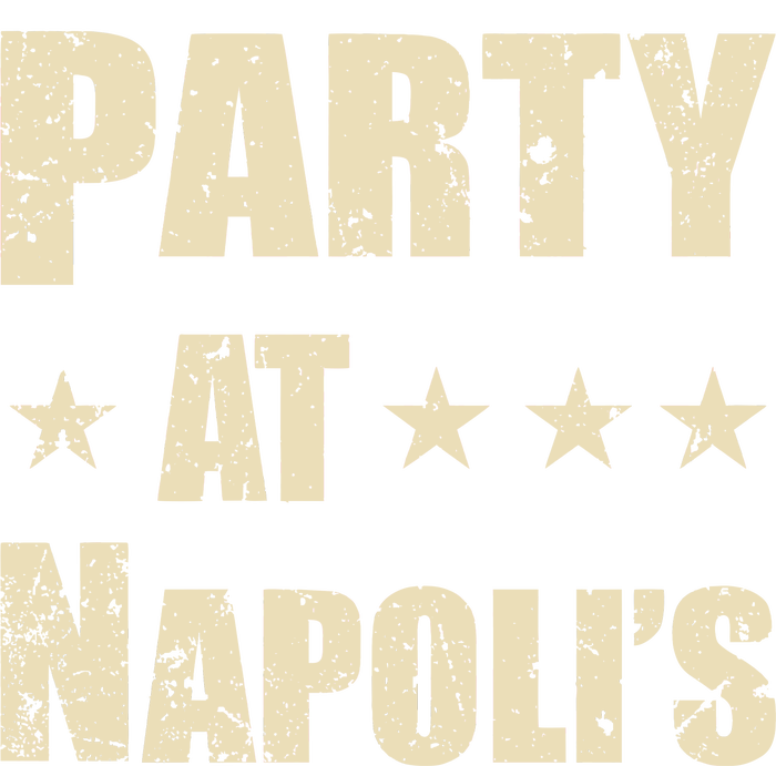 Distressed Party at Napoli's Flat Bill Trucker Hat