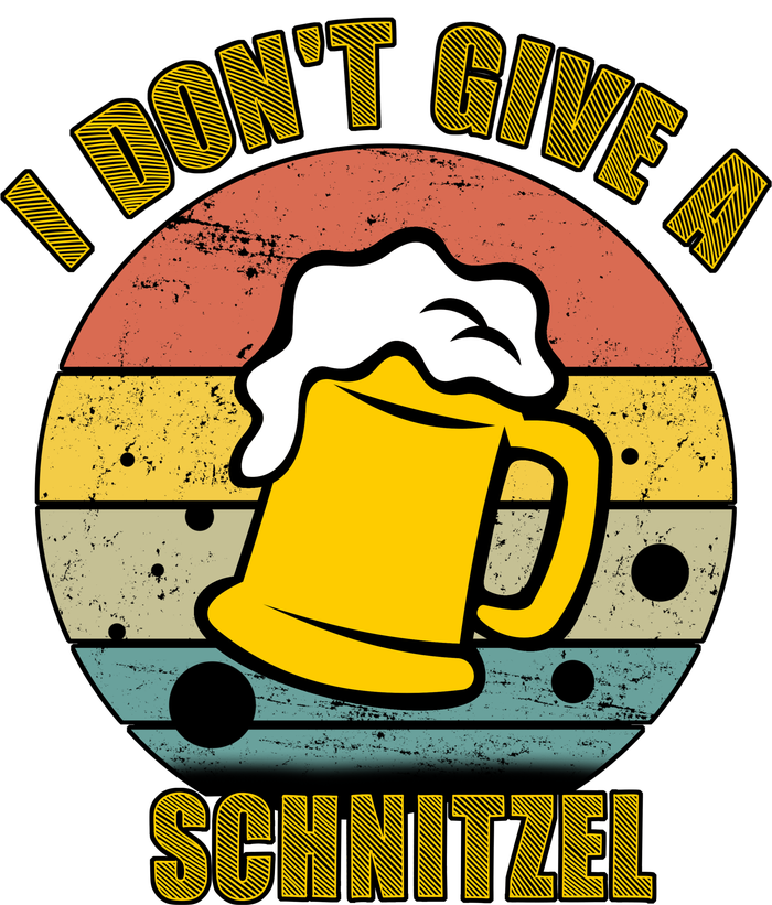 I Don't Give A Schnitzel Funny Oktoberfest Beer Cooling Performance Long Sleeve Crew