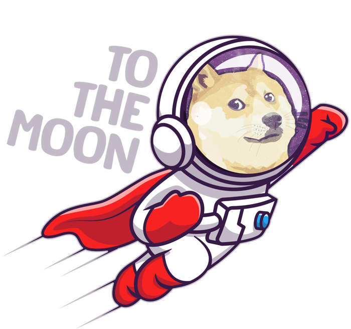 Dogecoin To The Moon Coin Crypto Currency Super Astronaut Full Zip Hoodie