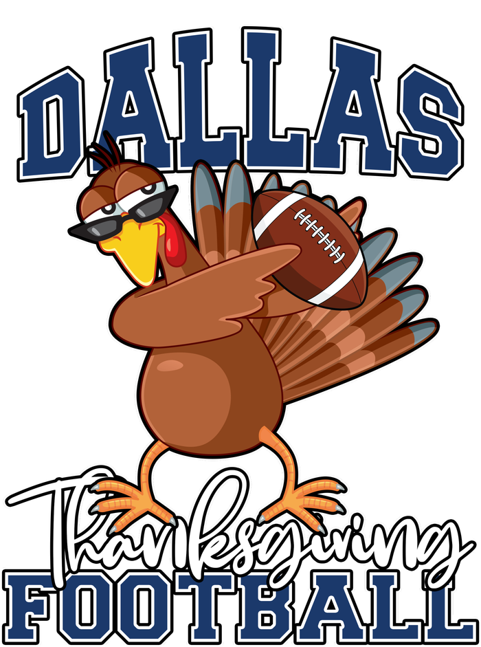 Dallas Thanksgiving Football Fan Short Acrylic Beanie