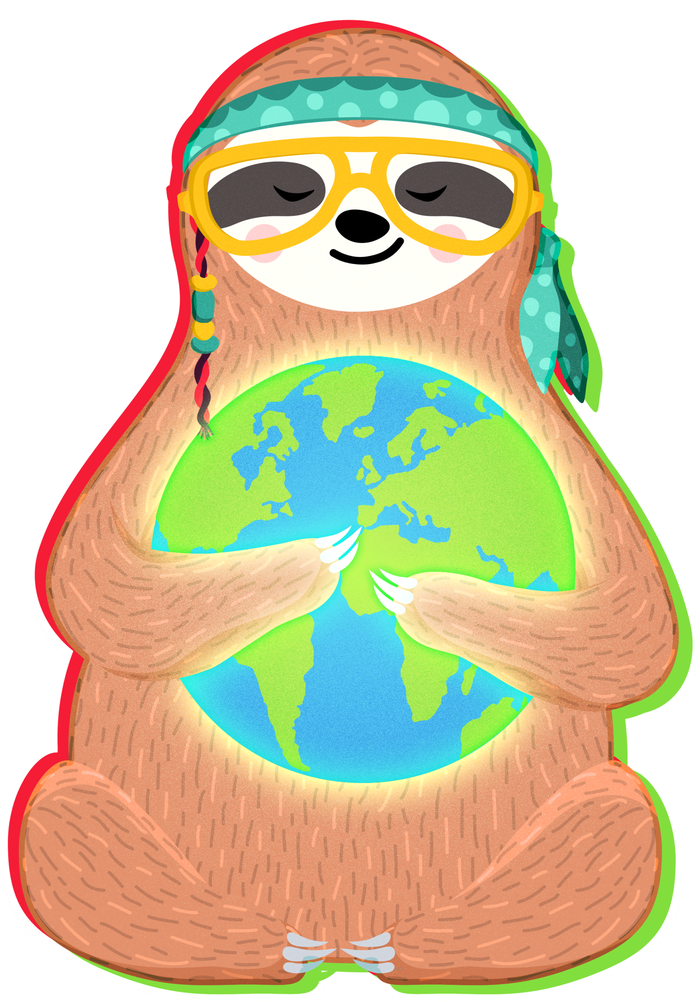 Earth Day Sloth T-Shirt