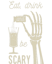 Eat Drink And Be Scary Halloween Party Design T-Shirt