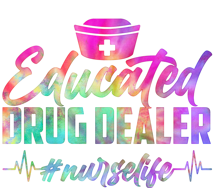 Educated Drug Dealer Nurselife Garment-Dyed Heavyweight T-Shirt