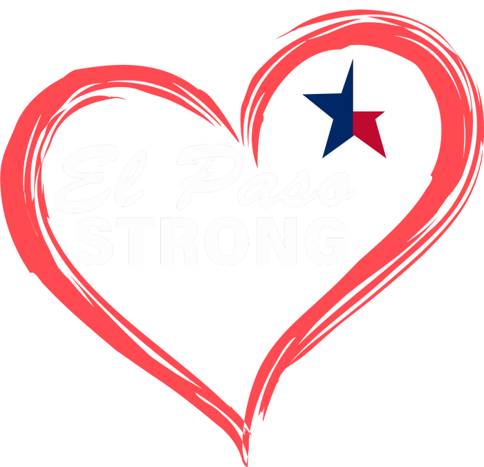 El Paso Strong Heart Texas Star T-Shirt