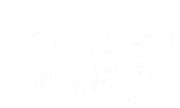 Feminist AF Women's Rights Fist Logo Kids Long Sleeve Shirt