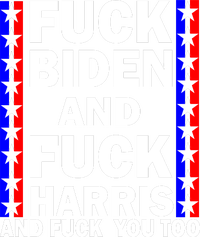 F*ck Kamala Harris and F Joe Biden Flat Bill Trucker Hat