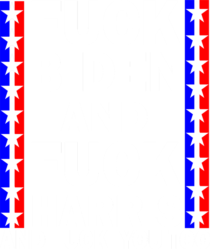 F*ck Kamala Harris and F Joe Biden Flat Bill Trucker Hat