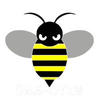 FUNNY BEE OTCH BITCH V-Neck T-Shirt