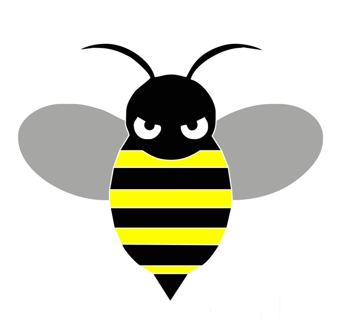 FUNNY BEE OTCH BITCH V-Neck T-Shirt