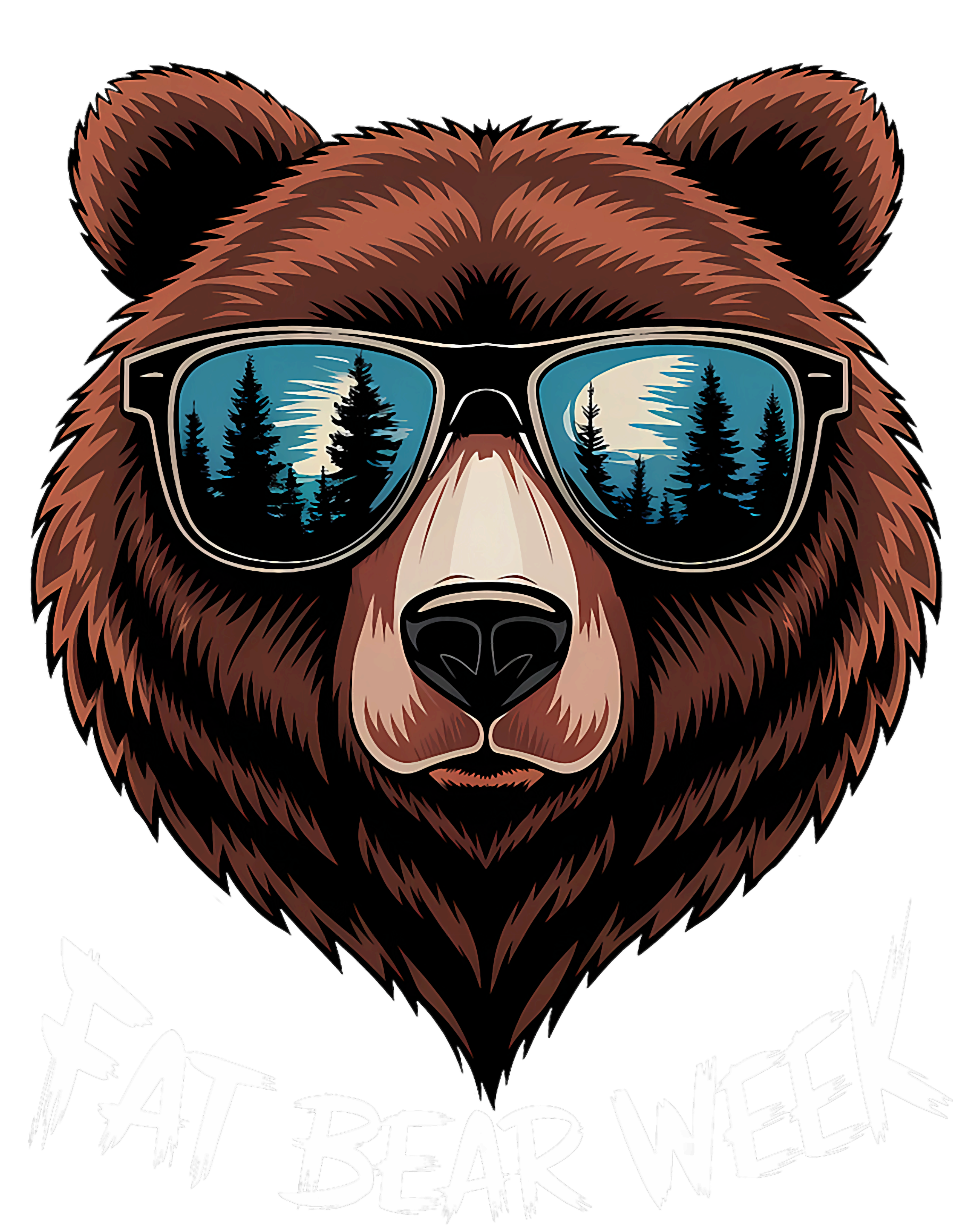 Fat Bear Week Retro Bear Sunglasses Nature Lovers Toddler T-Shirt