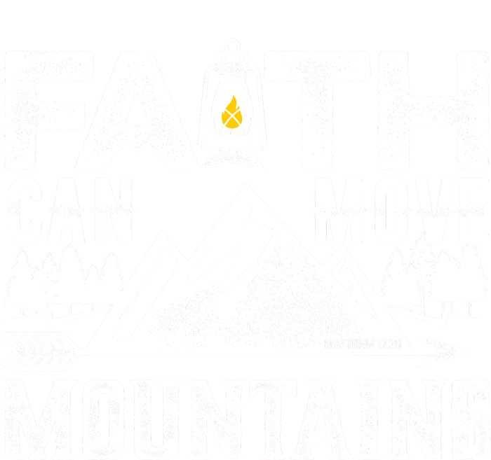 Faith Can Move Mountains - Matthew 17.20 Bible Verse Mousepad