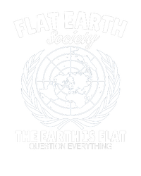 Flat Earth Society Flat Earther Kids Long Sleeve Shirt