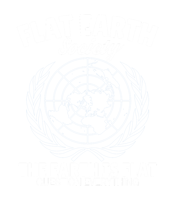 Flat Earth Society Flat Earther Kids Long Sleeve Shirt