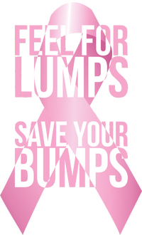 Feel For Lumps, Save Your Bumps - Breast Cancer Awareness Short Acrylic Beanie