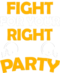 Fight For Your Right To Party KC Football Ladies Long Sleeve Shirt