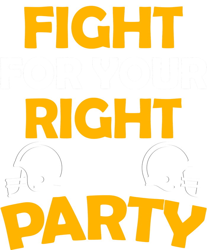 Fight For Your Right To Party KC Football Ladies Long Sleeve Shirt