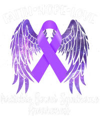 Faith Hope Love Irritable Bowel Syndrome Galaxy Angel Wings High Crown Mesh Back Trucker Hat