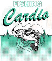 Fishing Is My Cardio Poster