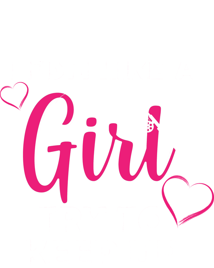 I Fish Like A Girl Try To Keep Up Metallic Star Ornament