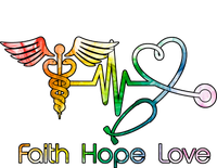 Faith Hope Love Nurse Kids T-Shirt