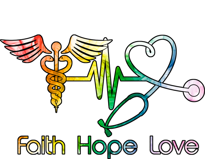 Faith Hope Love Nurse Kids T-Shirt