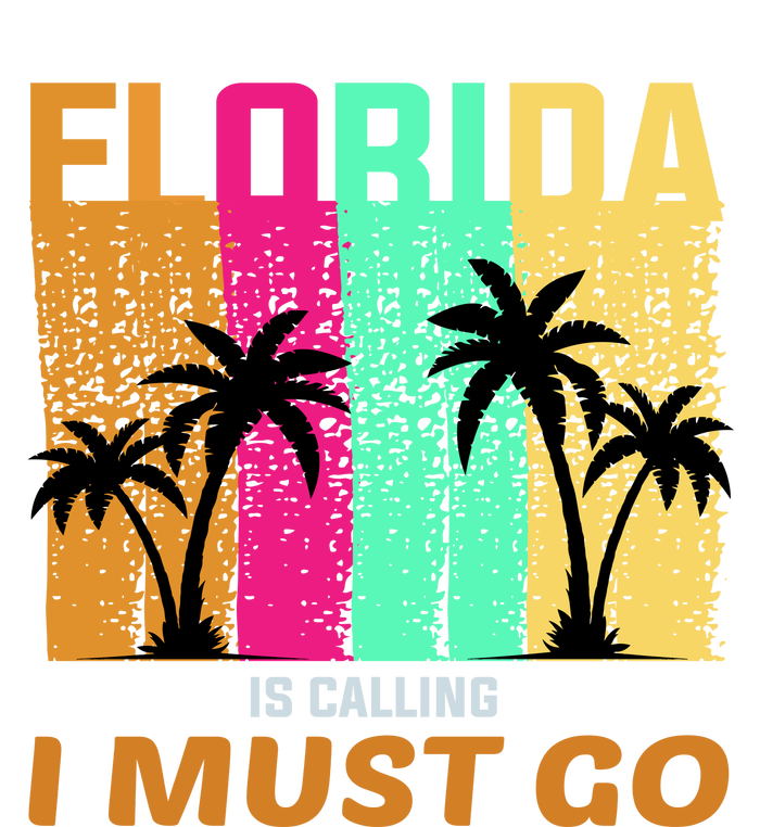 Florida Is Calling I Must Go Vintage Summer Beach Sun Tote Bag