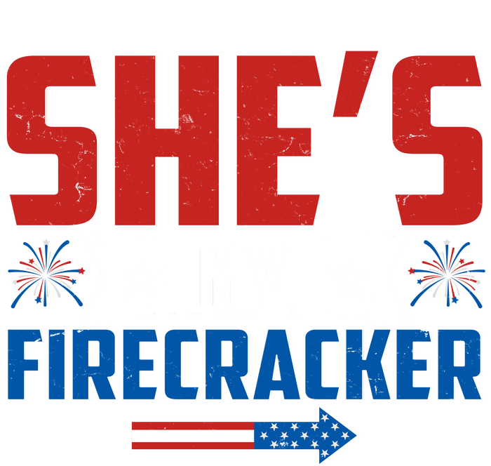 4th of July She's My Firecracker Matching Shirt Snapback Five-Panel Rope Hat