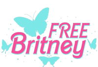 Free Britney Meme Butterflies Long Sleeve Shirt