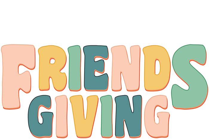 Retro Thanksgiving Friendsgiving T-Shirt