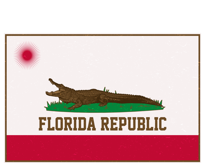 Florida Republic Vintage Alligator Flag Women's T-Shirt