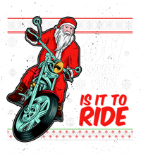 Funny Santa Oh What Fun It Is To Ride Motorcycle Sustainable Bucket Hat