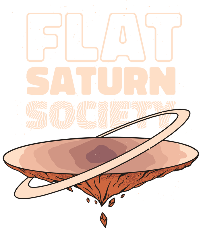 Flat Saturn Society Flexfit Unipanel Trucker Cap