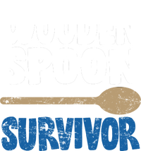 Funny Wooden Spoon Survivor Distressed Women's T-Shirt