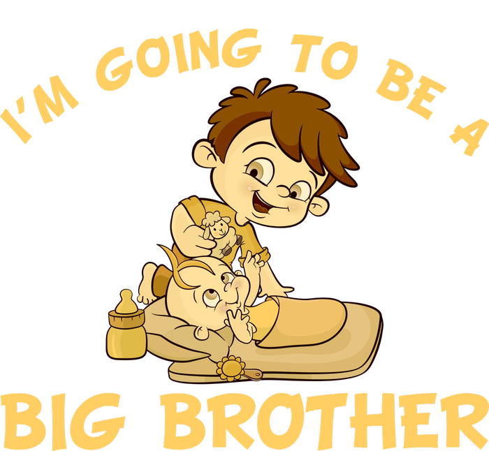 I'm Going to be a Big Brother Baby Bro Women's Tri-Blend 3/4-Sleeve Raglan Shirt