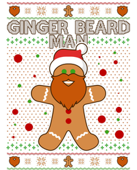 Funny Ginger Beard Man Ugly Christmas Sweater Coaster