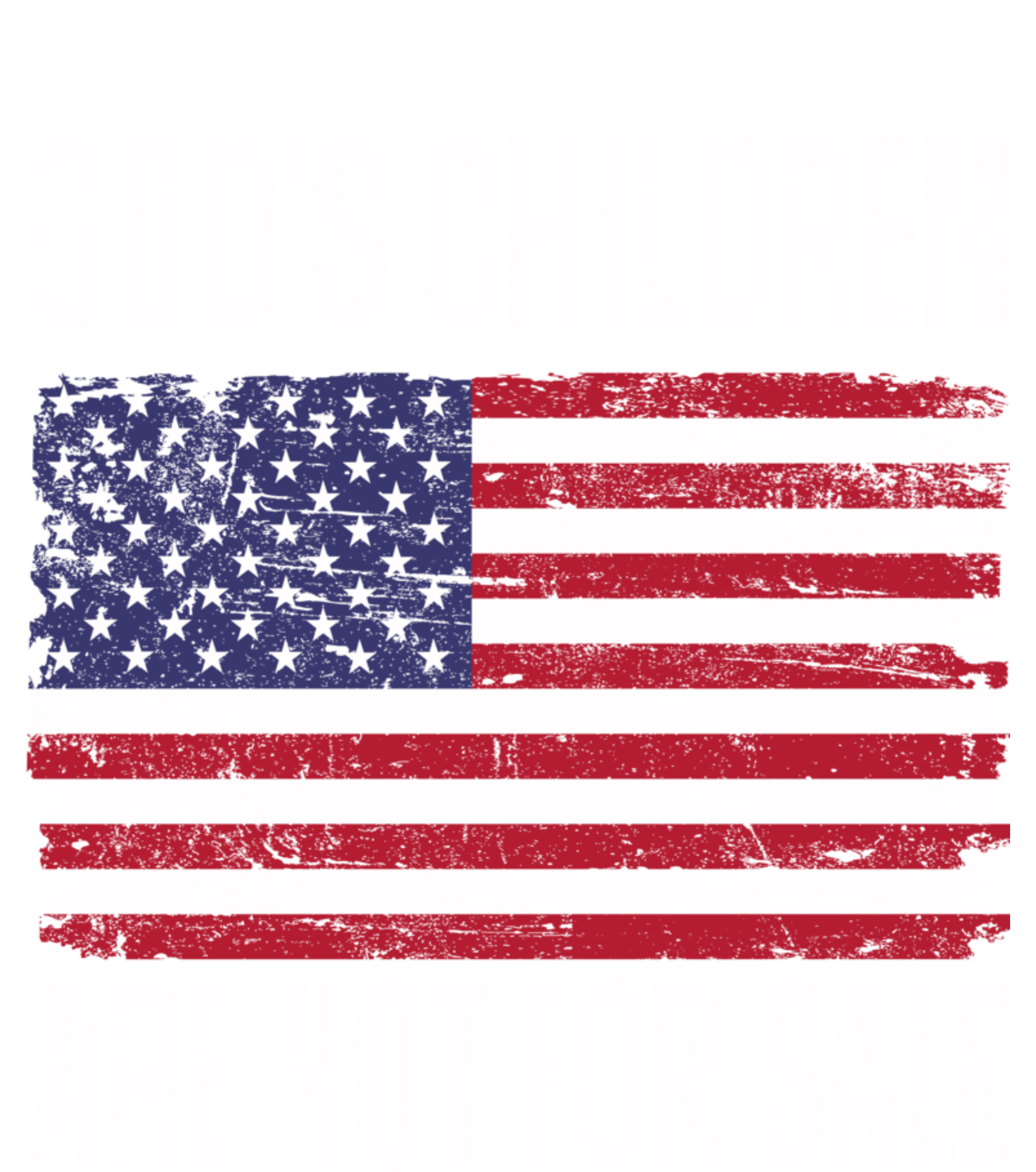 Gods Children Are Not For Sale Funny Political Kids Long Sleeve Shirt