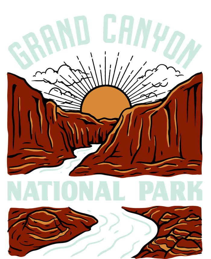 Grand Canyon National Park Illustration Tall Sweatshirt