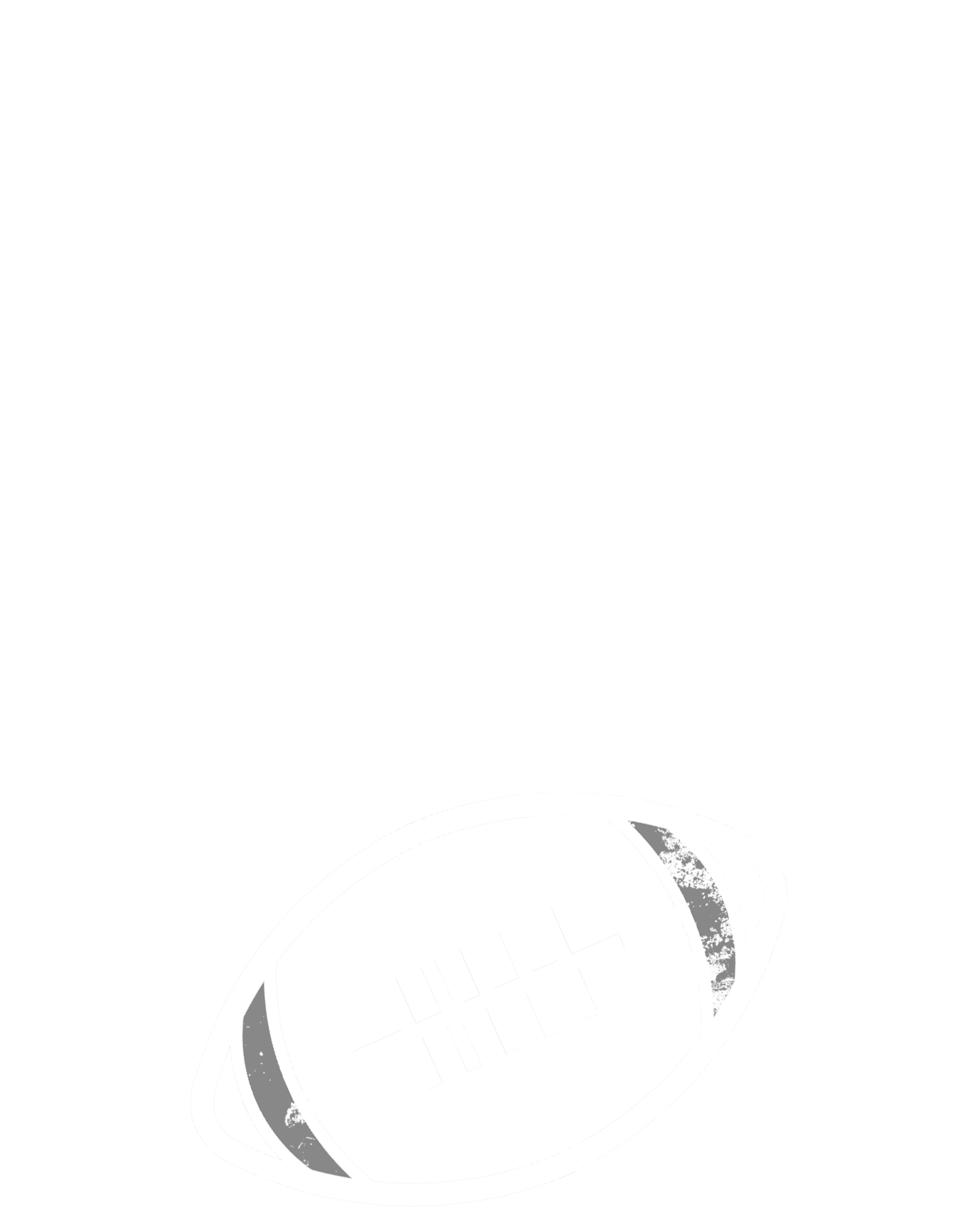 Game Day Football Striped Beanie with Solid Band